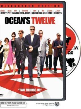 Oceans Twelve 2004 DVD Widescreen Edition George Clooney Brad Pitt Crime Comedy